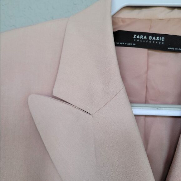 FINAL SALE🌷Zara Double breasted blazer Size 4 - Picture 10 of 15